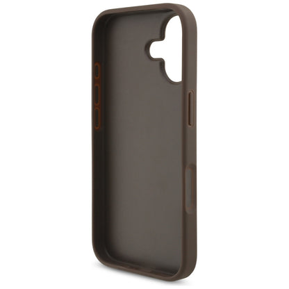 Калъф за Apple iPhone 17, Guess, 4G Big Logo, Кафяв