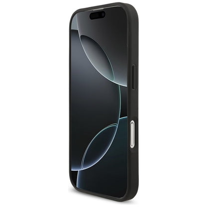 Калъф за Apple iPhone 17, Guess, 4G Big Logo, Черен