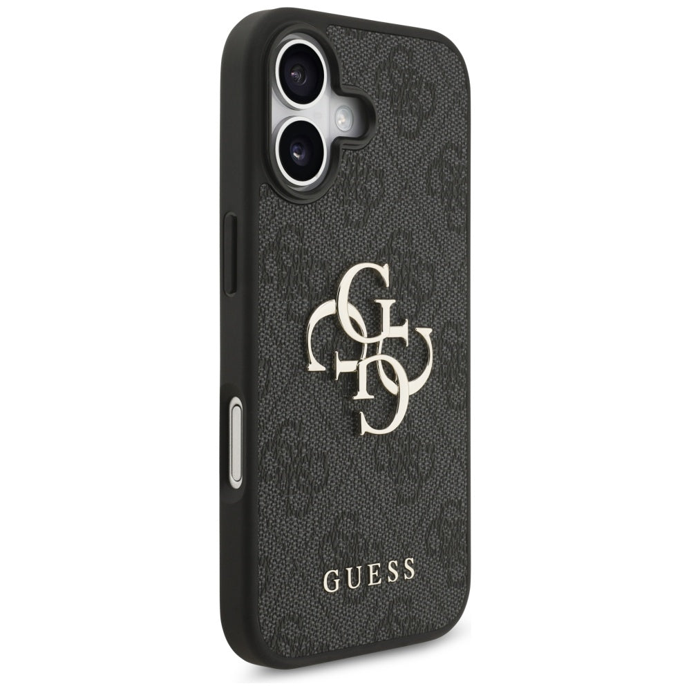 Калъф за Apple iPhone 17, Guess, 4G Big Logo, Черен