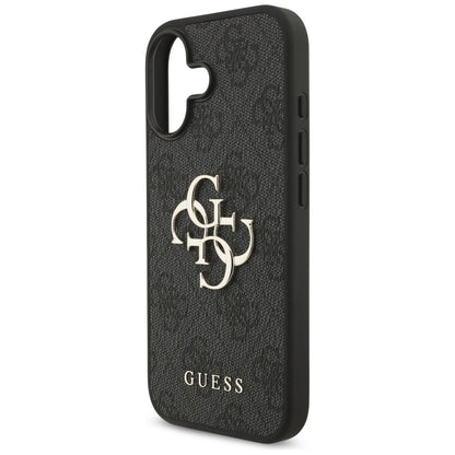 Калъф за Apple iPhone 17, Guess, 4G Big Logo, Черен