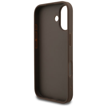 Калъф за Apple iPhone 17, Guess, 4G Classic, Кафяв