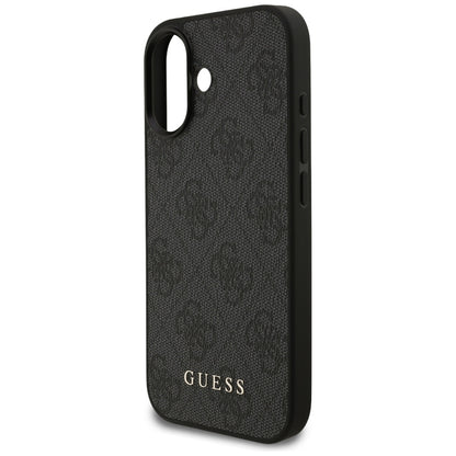 Калъф за Apple iPhone 17, Guess, 4G Classic, Черен