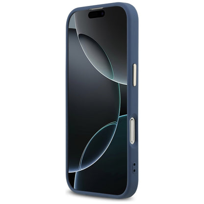 Калъф за Apple iPhone 17, Guess, Big 4G Logo Classic, Златисто-син