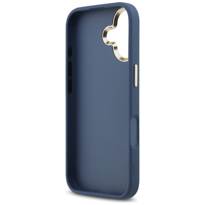Калъф за Apple iPhone 17, Guess, Big 4G Logo Classic, Златисто-син