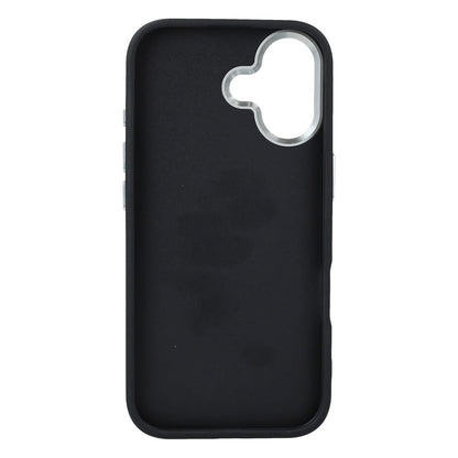 Калъф за Apple iPhone 17, Guess, Big 4G Logo Classic, Черно Сребрист