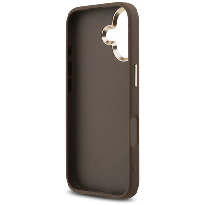 Калъф за Apple iPhone 17, Guess, Big 4G Logo Classic, Златисто-кафяв