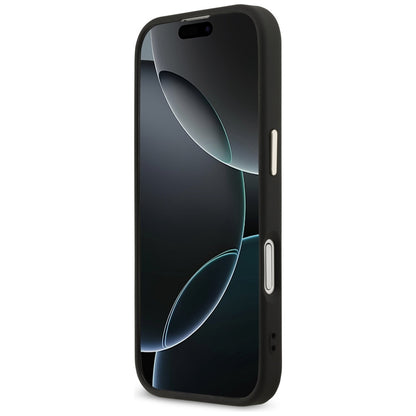 Калъф за Apple iPhone 17, Guess, Big 4G Logo Classic, Черно Златен