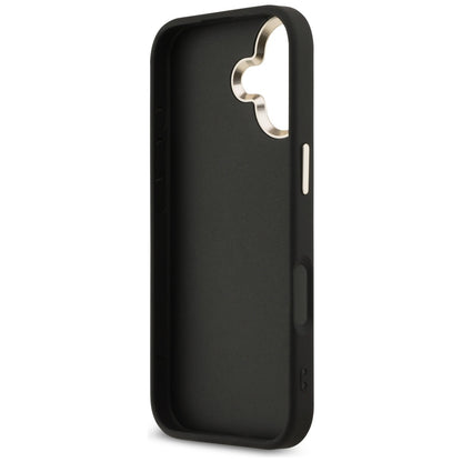 Калъф за Apple iPhone 17, Guess, Big 4G Logo Classic, Черно Златен