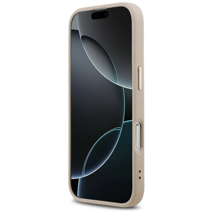 Калъф за Apple iPhone 17, Guess, Big 4G Logo Classic, Розово Злато