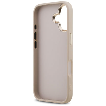 Калъф за Apple iPhone 17, Guess, Big 4G Logo Classic, Розово Злато