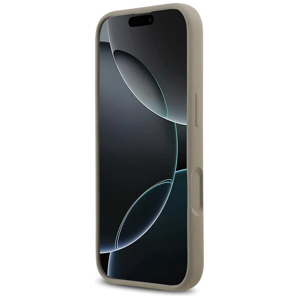 Калъф за Apple iPhone 17, Guess, Big 4G Script, Кафяв
