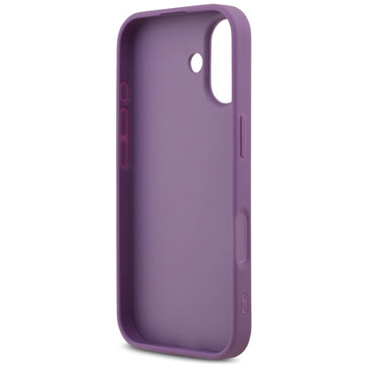 Калъф за Apple iPhone 17, Guess, Fixed Glitter Big 4G, Лилав