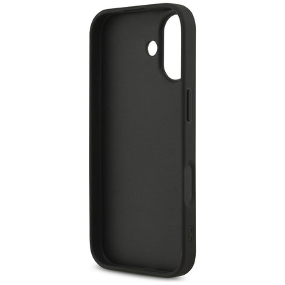 Калъф за Apple iPhone 17, Guess, Fixed Glitter Big 4G, Черен