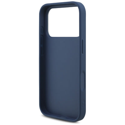 Калъф за Apple iPhone 17 Pro, Guess, 4G Big Logo, Син