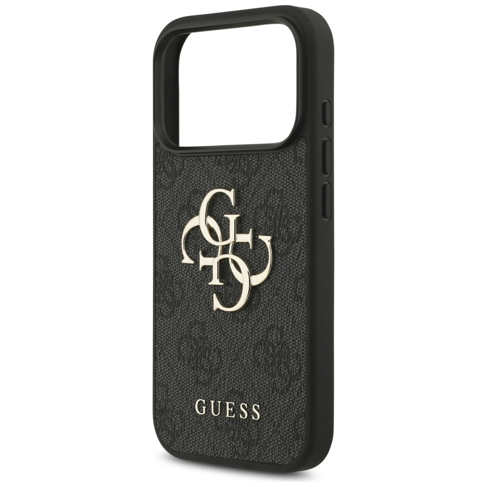 Калъф за Apple iPhone 17 Pro, Guess, 4G Big Logo, Черен