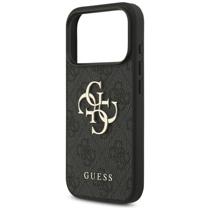 Калъф за Apple iPhone 17 Pro, Guess, 4G Big Logo, Черен