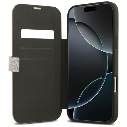 Калъф за Apple iPhone 17 Pro, Guess, 4G Metal Logo, Розов