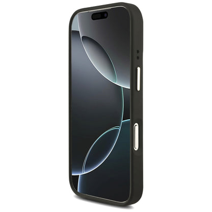 Калъф за Apple iPhone 17 Pro, Guess, Big 4G Classic Logo with Big Strap, Черен