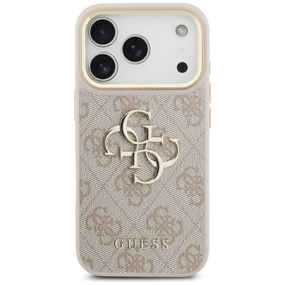 Калъф за Apple iPhone 17 Pro, Guess, Big 4G Classic Logo with Big Strap, Розов