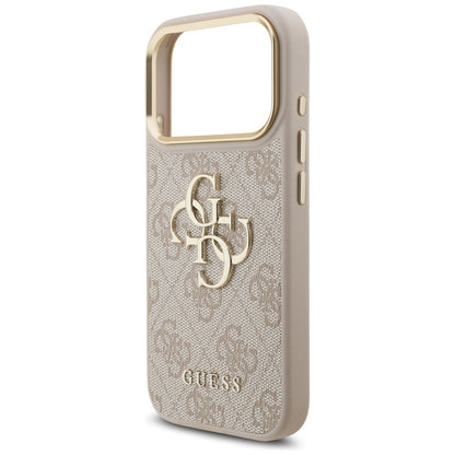 Калъф за Apple iPhone 17 Pro, Guess, Big 4G Classic Logo with Big Strap, Розов