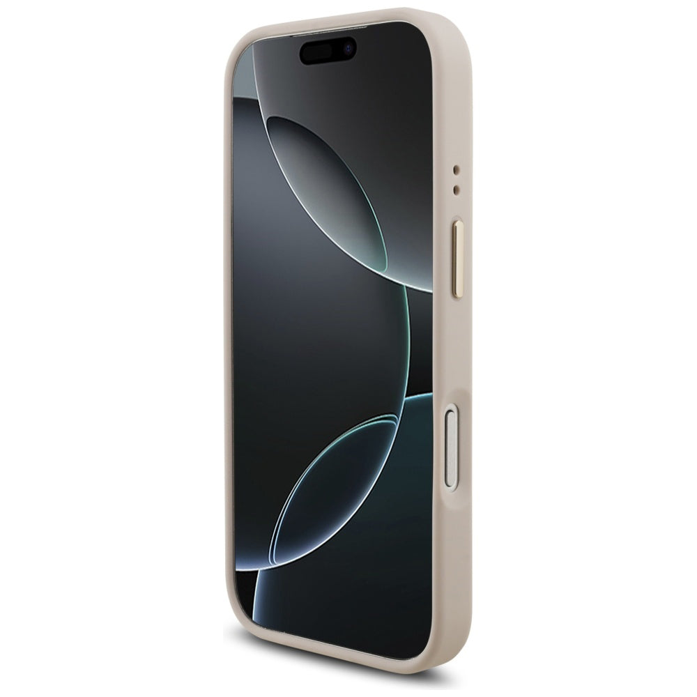 Калъф за Apple iPhone 17 Pro, Guess, Big 4G Logo Classic, Розово Злато