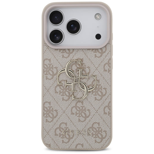 Калъф за Apple iPhone 17 Pro Max, Guess, 4G Big Logo, Розов