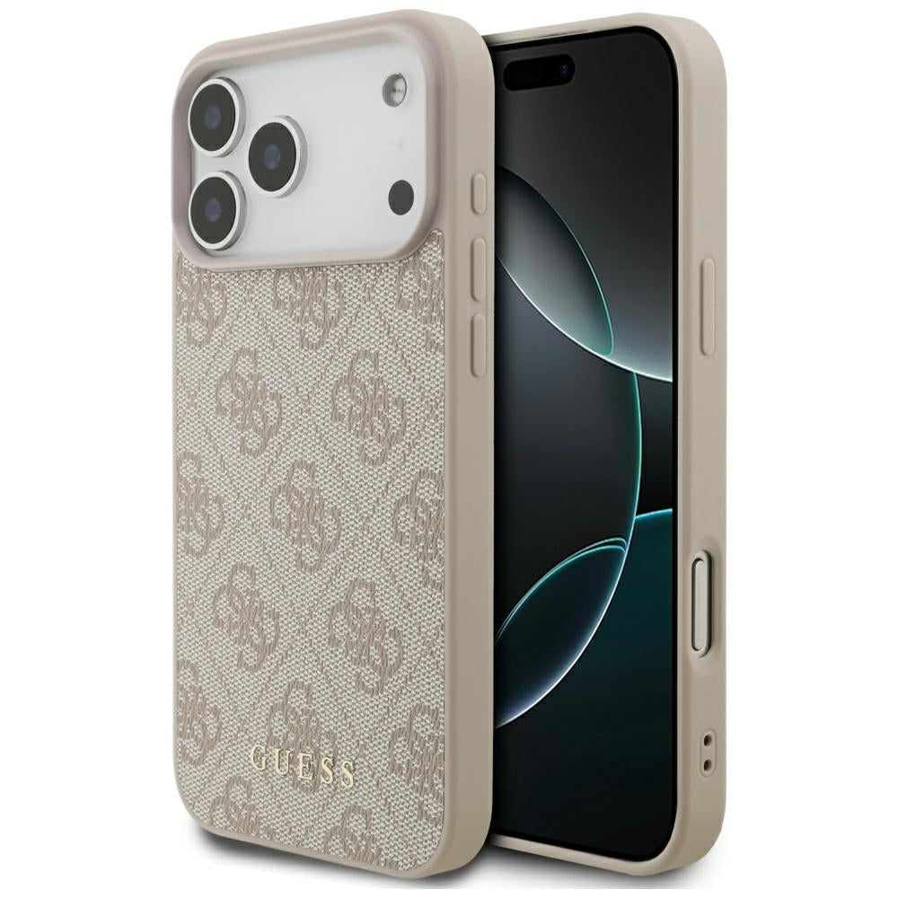 Калъф за Apple iPhone 17 Pro Max, Guess, 4G Classic, Розов
