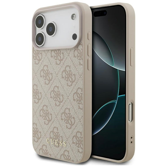 Калъф за Apple iPhone 17 Pro Max, Guess, 4G Classic, Розов