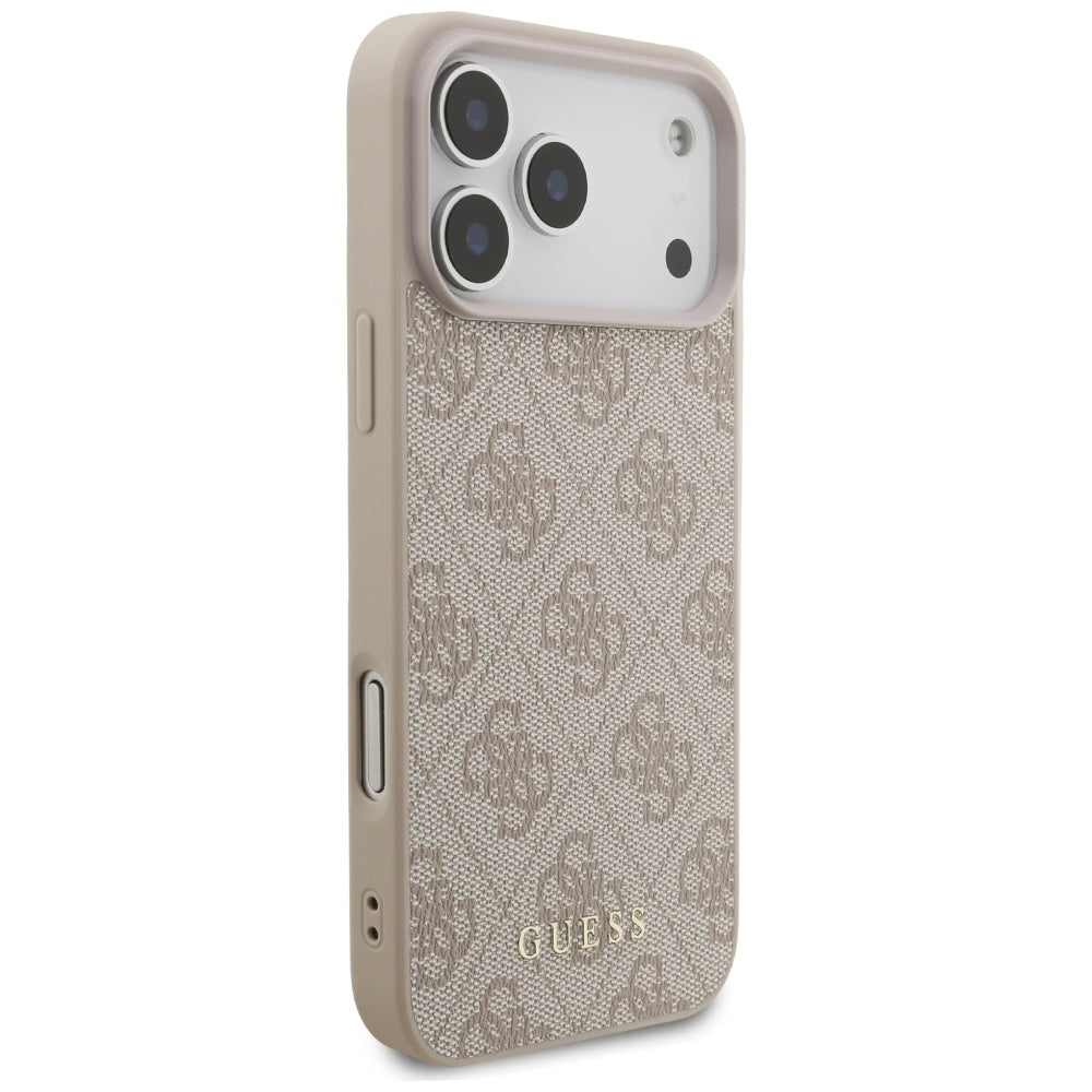 Калъф за Apple iPhone 17 Pro Max, Guess, 4G Classic, Розов
