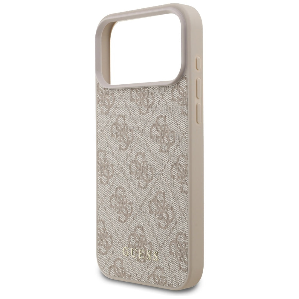 Калъф за Apple iPhone 17 Pro Max, Guess, 4G Classic, Розов