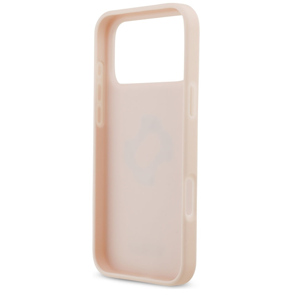 Калъф за Apple iPhone 17 Pro Max, Guess, 4G Grained Big and Classic Logo, Розов