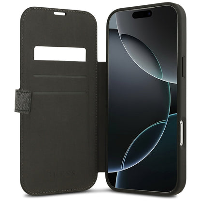 Калъф за Apple iPhone 17 Pro Max, Guess, 4G Metal Logo, Черен