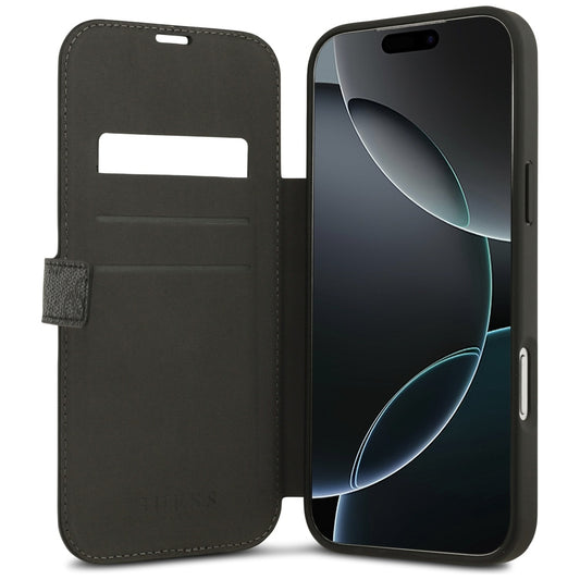 Калъф за Apple iPhone 17 Pro Max, Guess, 4G Metal Logo, Черен
