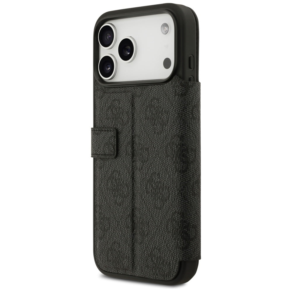 Калъф за Apple iPhone 17 Pro Max, Guess, 4G Metal Logo, Черен