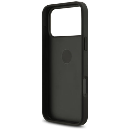 Калъф за Apple iPhone 17 Pro Max, Guess, 4G Ring Stand, Черен