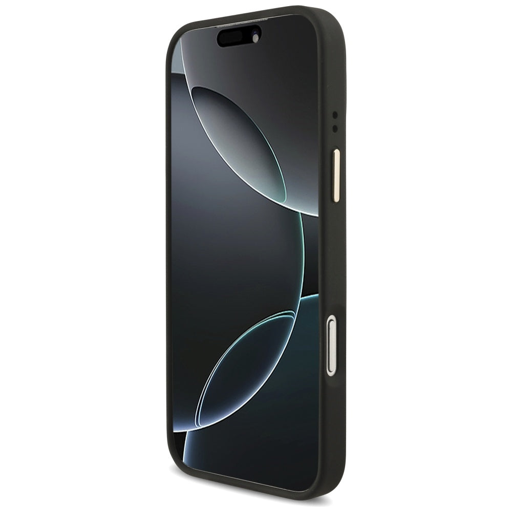 Калъф за Apple iPhone 17 Pro Max, Guess, Big 4G Classic Logo with Big Strap, Черен
