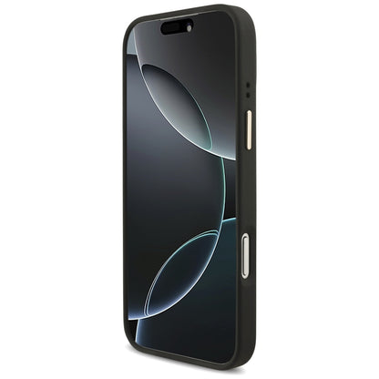 Калъф за Apple iPhone 17 Pro Max, Guess, Big 4G Classic Logo with Big Strap, Черен