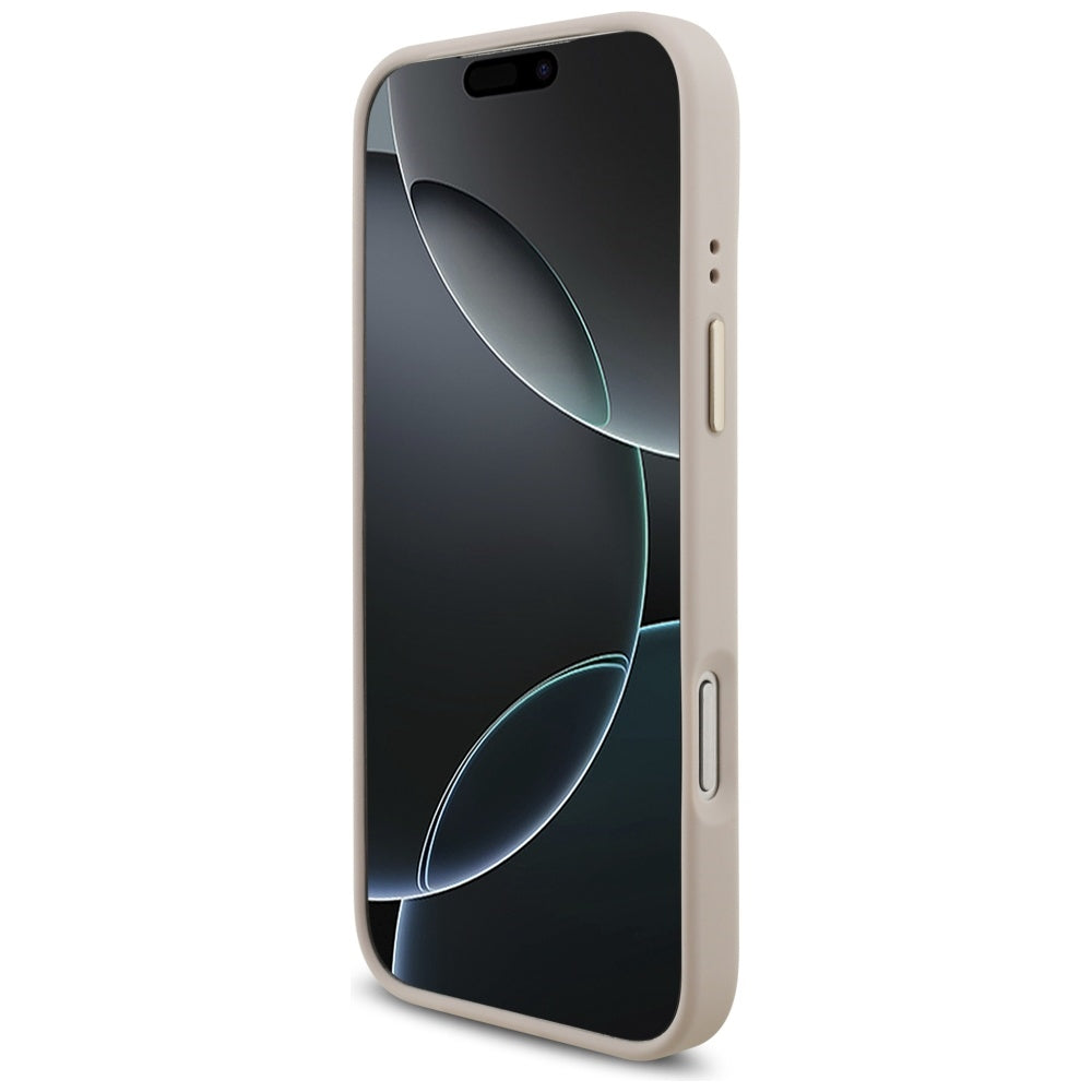 Калъф за Apple iPhone 17 Pro Max, Guess, Big 4G Classic Logo with Big Strap, Розов