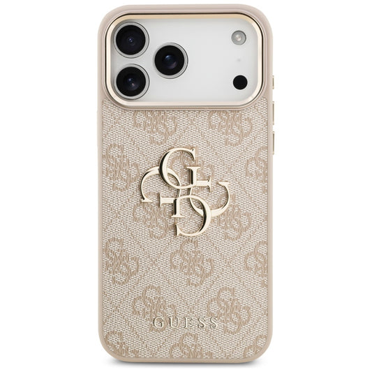 Калъф за Apple iPhone 17 Pro Max, Guess, Big 4G Logo Classic, Розово Злато