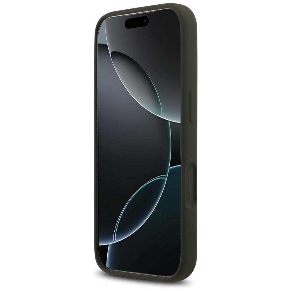 Калъф за Apple iPhone 17 Pro Max, Guess, Big 4G Script, Каки