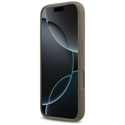 Калъф за Apple iPhone 17 Pro Max, Guess, Big 4G Script, Кафяв