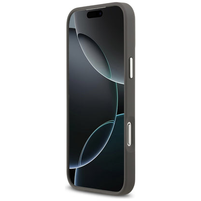 Калъф за Apple iPhone 17 Pro Max, Karl Lagerfeld, Grained Karl & Choupette's Heads Pins and Logo, Сив