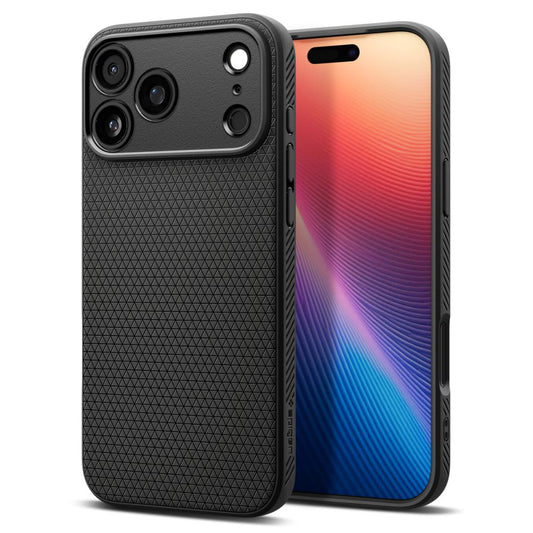 Калъф за Apple iPhone 17 Pro Max, Spigen, Liquid Air, Матово черен