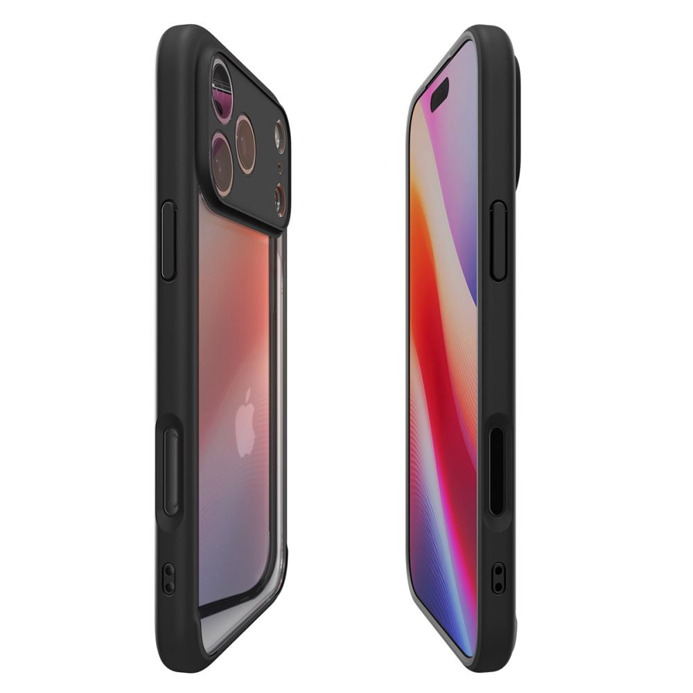 Калъф за Apple iPhone 17 Pro Max, Spigen, Ultra Hybrid, Матово Черен