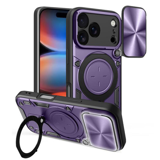 Калъф за Apple iPhone 17 Pro Max, Techsuit, CamGuard Pro, Лилав