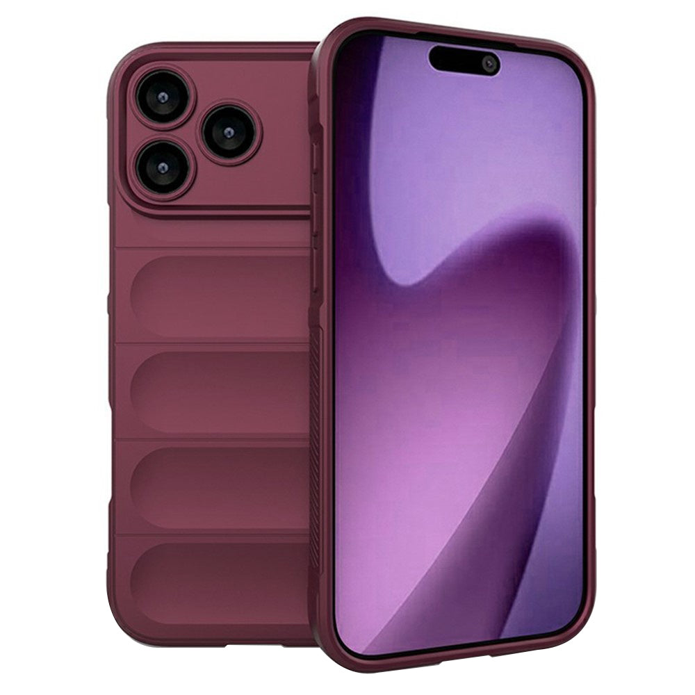 Калъф за Apple iPhone 17 Pro Max, Techsuit, Magic Shield, Вишнев