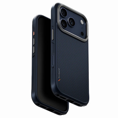 Калъф MagSafe за Apple iPhone 17 Pro Max, UNIQ, Keva MagClick, Тъмносин