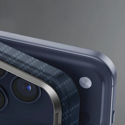 Калъф MagSafe за Apple iPhone 17 Pro Max, UNIQ, Keva MagClick, Тъмносин