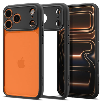 Калъф за Apple iPhone 17 Pro, Spigen, Ultra Hybrid, Матово Черен
