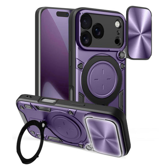 Калъф за Apple iPhone 17 Pro, Techsuit, CamGuard Pro, Лилав